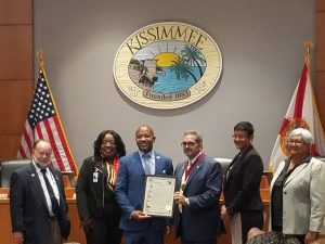 Reginald Hardee Receives City Proclamation